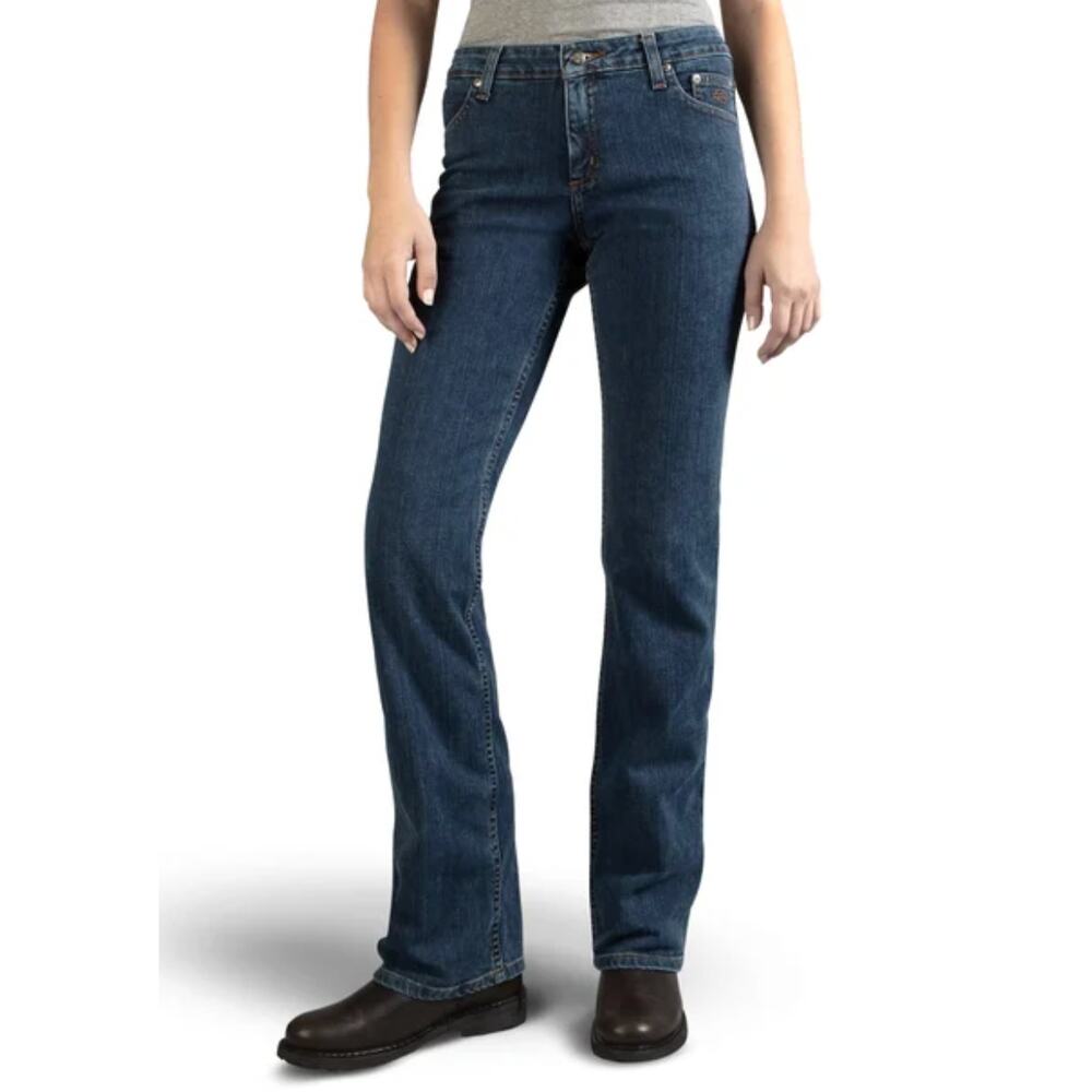 Harley Davidson Jeans Women's Mid-Rise Medium Indigo Bootcut Jeans Size 10